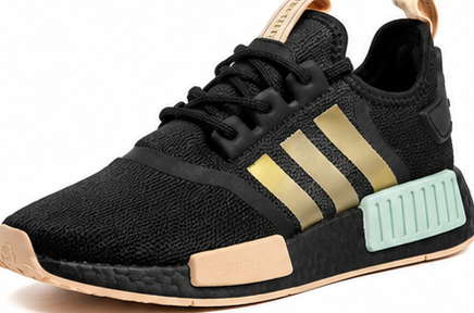Adidas Black Gold Shoes - 012 - image 1