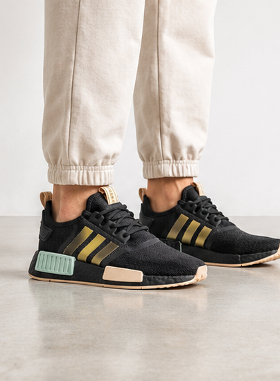 Adidas Black Gold Shoes - 012 - image 5