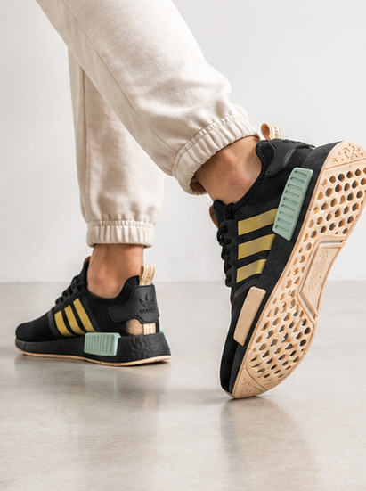 Adidas Black Gold Shoes - 012 - image 6