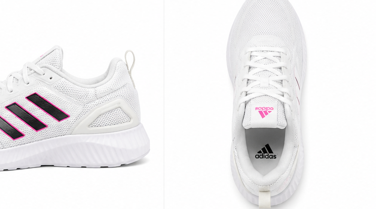 Adidas White Pink Shoes - 014 - image 2