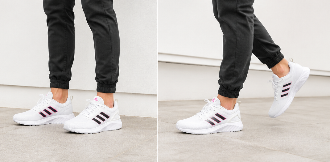 Adidas White Pink Shoes - 014 - image 4