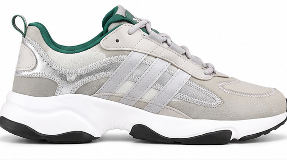 Adidas Grey Green Shoes - 019 - image 2