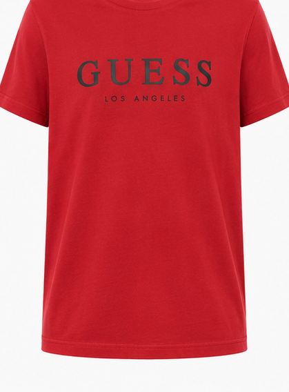 GUESS Red Men's T-Shirt – Style 054