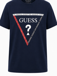 GUESS Navy blue Men's T-Shirt – Style 066