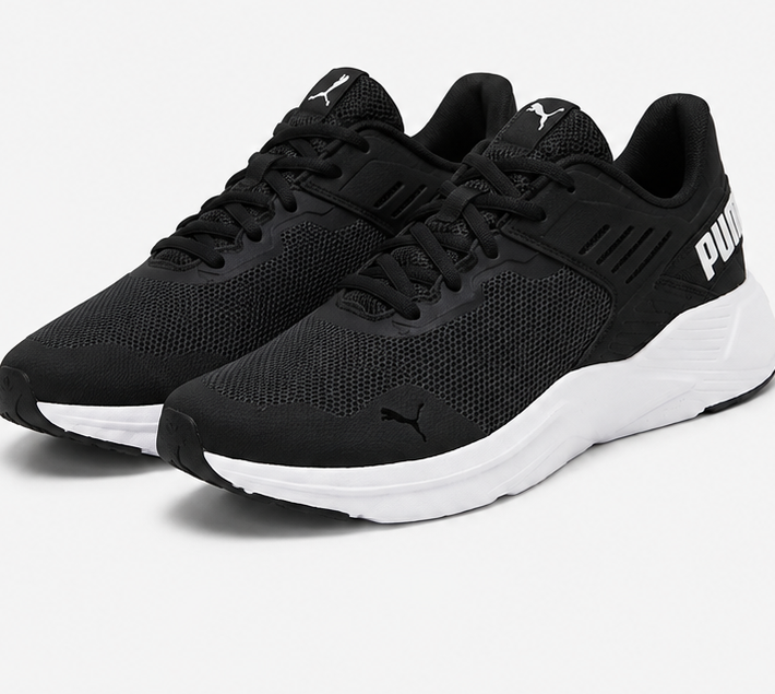 Puma Black and White Shoes