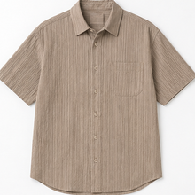 H&M Textured Brown Shirt