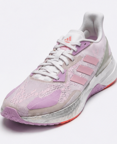 Adidas White and Lilac Shoes