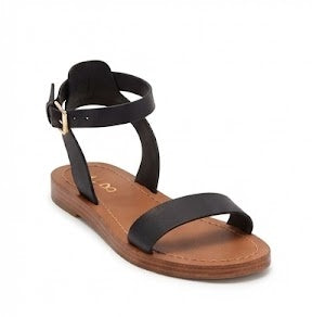 Flat Black Sandals