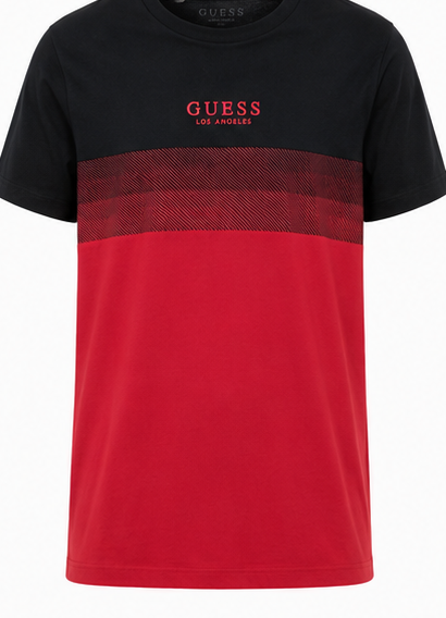 GUESS Red Men's T-Shirt – Style 044