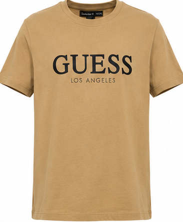 GUESS Biege Men's T-Shirt – Style 023