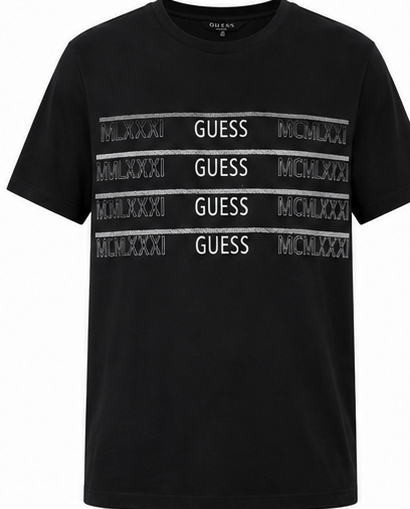 GUESS Black Men's T-Shirt – Style 036