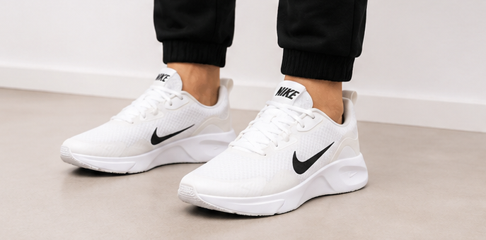Nike White Black Shoes - 020 - image 5