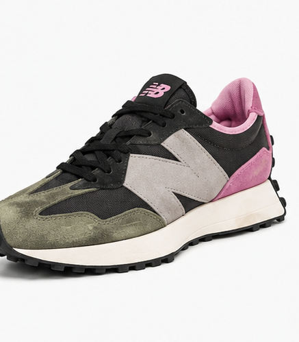 Adidas Black Grey Pink Shoes - 027 - image 1