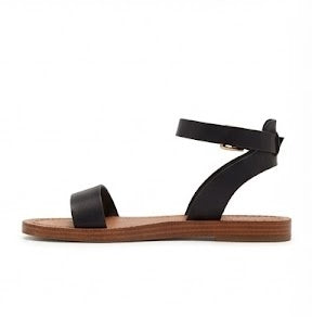Flat Black Sandals