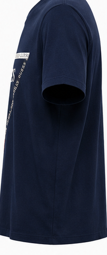 GUESS Navy blue Men's T-Shirt – Style 066