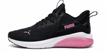 Puma Black and Pink Shoes