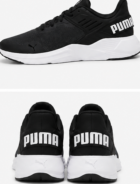 Puma Black and White Shoes