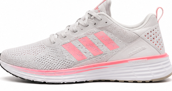 Adidas Grey and Pink Shoes