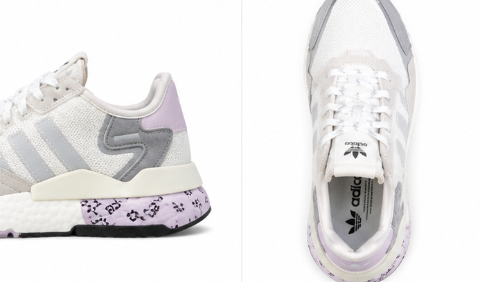 Reebok White and Grey Shoes
