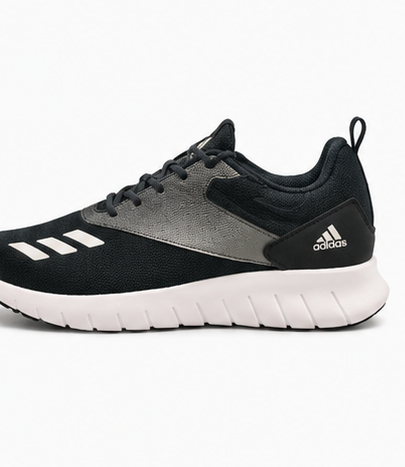 Adidas Black and Grey Shoes