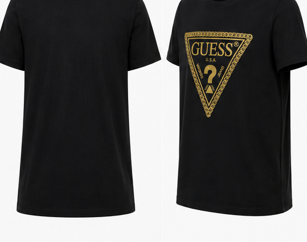GUESS Black Men's T-Shirt – Style 025