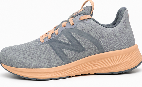 New Balance Grey and Peach Shoes