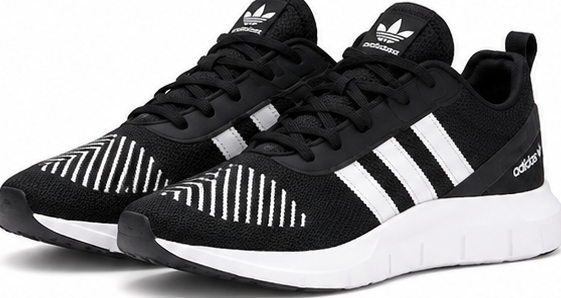 Adidas Black White Shoes - 035 - image 1