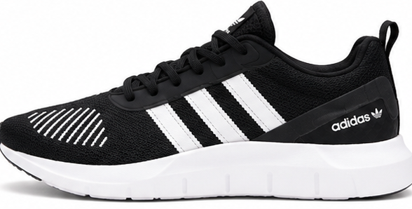 Adidas Black White Shoes - 035 - image 2