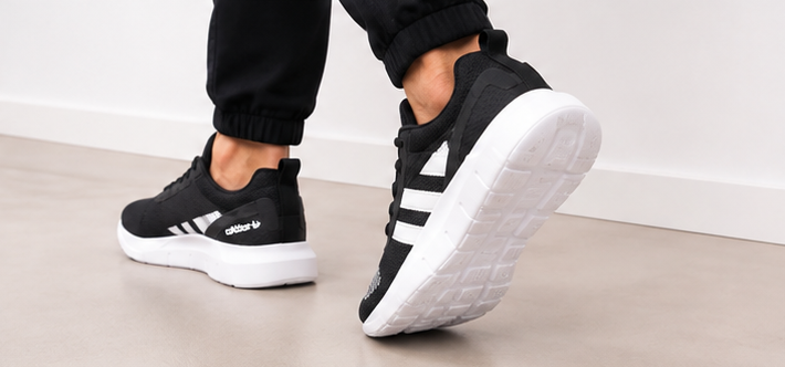 Adidas Black White Shoes - 035 - image 6
