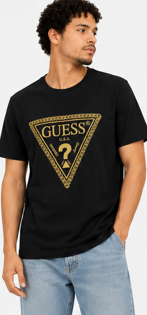 GUESS Black Men's T-Shirt – Style 025