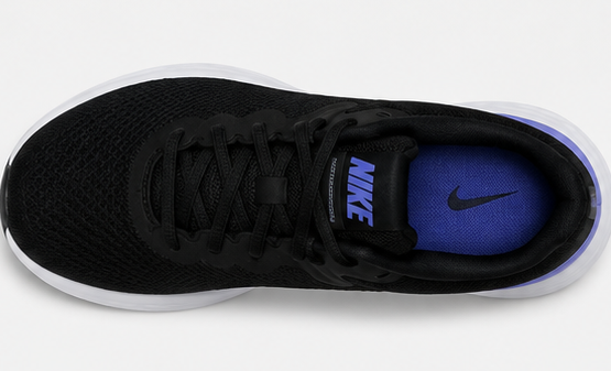 Nike Black and Purple Shoes