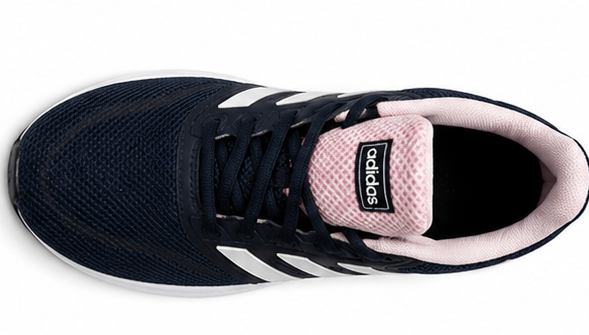 Adidas Navy and Pink Shoes