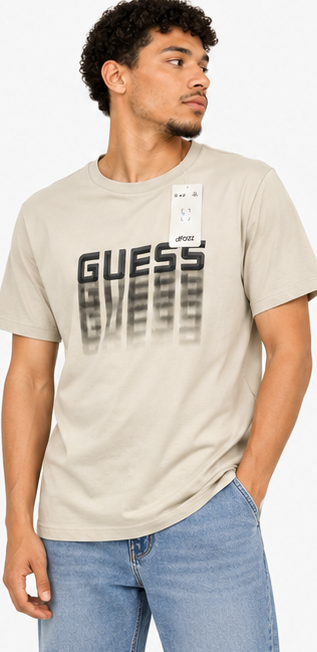GUESS Grey  Men's T-Shirt – Style 040