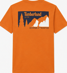 Timberland Men's Chest Patch T-Shirt – Orange