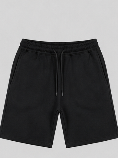 PULL&BEAR Black T-Shirt & Shorts Set