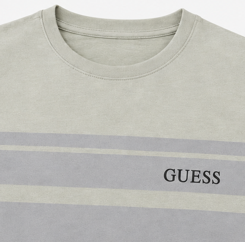 Guess Green Stripe T-Shirt – Style 0085