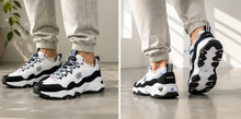 Skechers White and Black Shoes