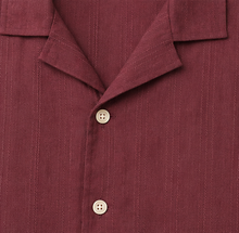 H&M Textured Burgundy Shirt