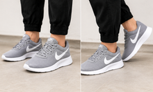 Nike Grey and White Shoes