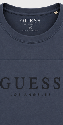 GUESS Navy blue Men's T-Shirt – Style 070