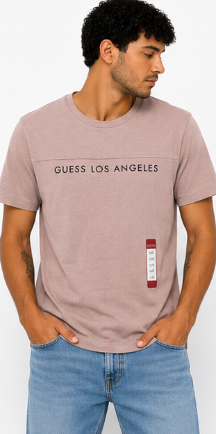 GUESS Brown Men's T-Shirt – Style 030