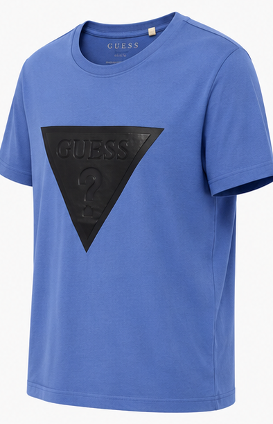 GUESS Blue Men's T-Shirt – Style 052