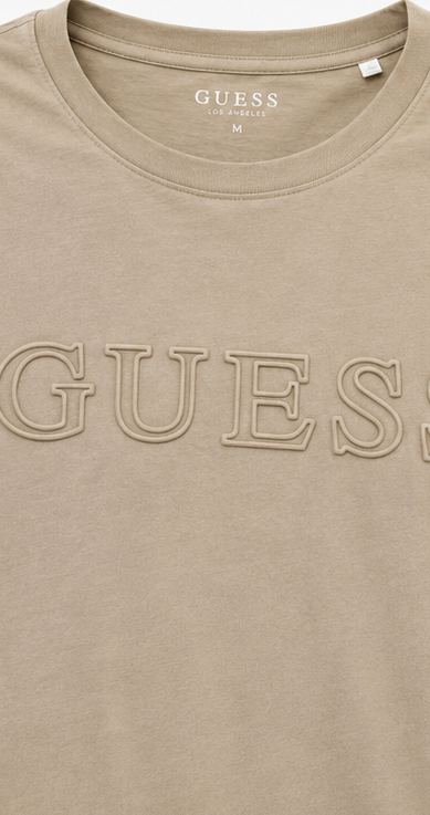 GUESS Biege Men's T-Shirt – Style 060