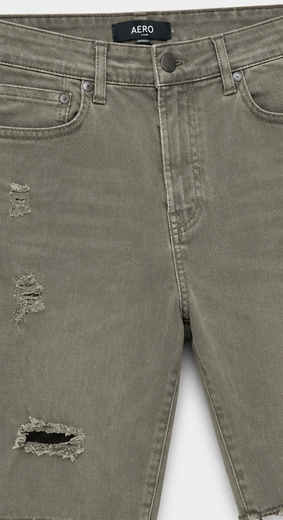 Aero Olive Gray Shorts
