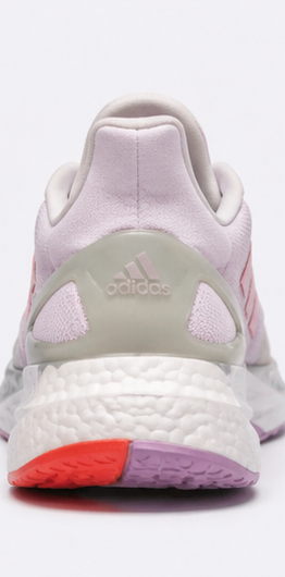 Adidas White and Lilac Shoes