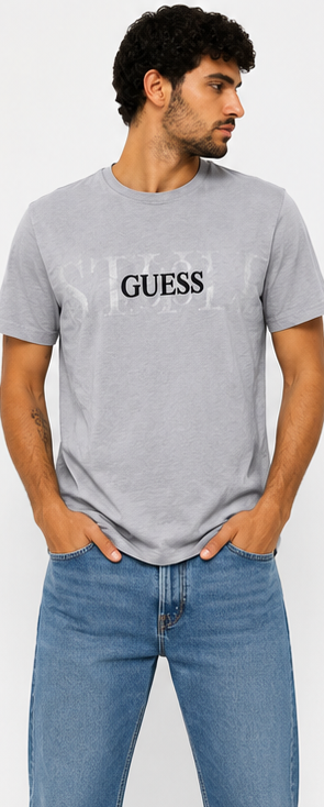 GUESS Grey Men's T-Shirt – Style 049