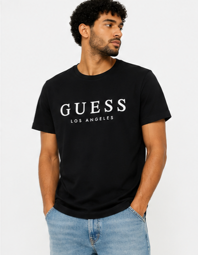 GUESS Black Men's T-Shirt – Style 062