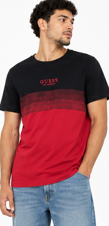 GUESS Red Men's T-Shirt – Style 044