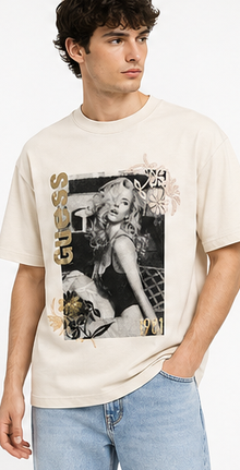 Guess White FloralT-Shirt – Style 087