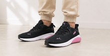 Puma Black and Pink Shoes